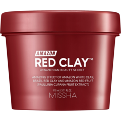 Маска для лица очищающая MISSHA Amazon Red Clay с амазонской глиной, 110 мл