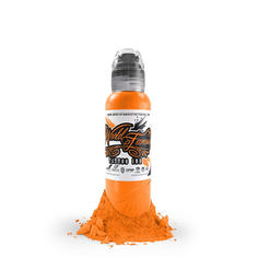 Краска для тату World Famous Acropolis Orange, 120 мл, оранжевая