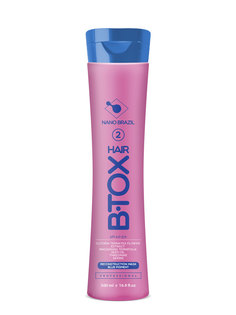 Маска-реконструктор Nano Brazil Hair Btox Reconstruction Mask Blue Pigment 500 мл
