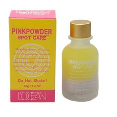 Розовая пудра L’ocean с сывороткой для проблемной кожи Eclaire Pink Powder, 40 г