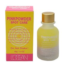 Розовая пудра L’ocean с сывороткой для проблемной кожи Eclaire Pink Powder, 40 г