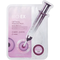 Маска для лица Tony Moly Bio Ex Cell Toning антивозрастная, тонирующая, 30 мл