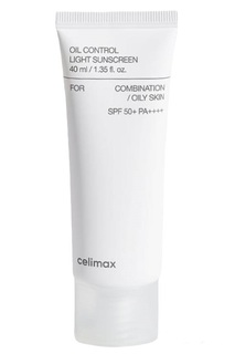 Легкий солнцезащитный крем для жирной кожи Celimax Oil Control Light Sunscreen, 40 мл