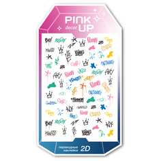 Наклейки для ногтей PINK UP Decor 2D 94