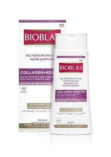 Шампунь Bioblas для придания объема Collagen + Keratin 360 мл