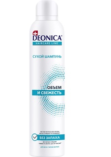 Сухой шампунь для волос Deonica несмываемое средство для объема и свежести волос 250 мл