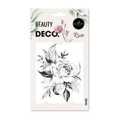 Татуировка для тела DECO. FLORAL by Miami tattoos переводная Rose