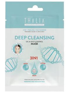 Маска 3-в-1 Thalia Natural Beauty Deep Cleansing Oil & Spot Control 3-in-1 Mask