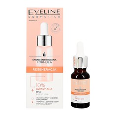 Сыворотка для лица EVELINE с 10% AHA, BHA-кислотами регенерирующая 18 мл