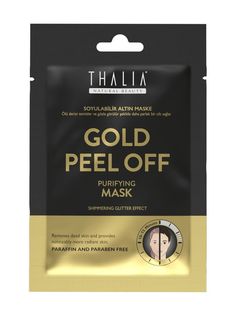Очищающая маска-пленка для лица Thalia Natural Beauty Gold Peel Off Purifying Mask
