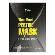 Маска тканевая для лица Thinkco Time Back Peptide Mask омоложение с пептидами 23 мл