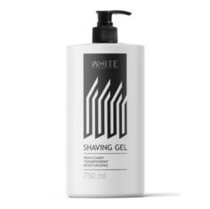 Гель для бритья White cosmetics с крышкой (флип топ) 750мл