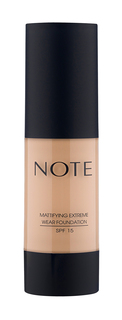 Стойкая тональная основа для лица Note Mattifying Extreme Wear Foundation, 121 Porcelain