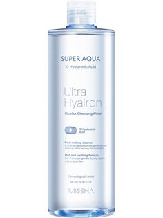 Вода мицеллярная Missha Super Aqua Ultra Hyalron с гиалуроновой кислотой, 500 мл