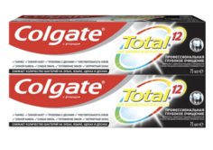 Зубная паста Colgate Total Глубокая чистка Уголь 75 г х 2 шт.