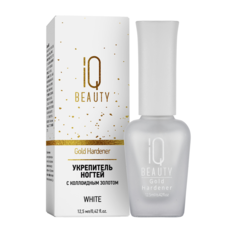 Укрепитель ногтей IQ Beauty Gold Hardener White для ослабленных и ломких ногтей 12.5 мл