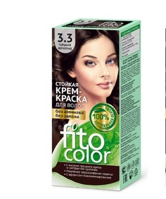 Стойкая крем-краска для волос Fitocolor тон Горький шоколад, 115мл х 3 шт.
