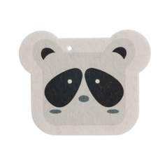 Спонж Dewal Beauty для снятия макияжа панда, 105 х 83 мм,