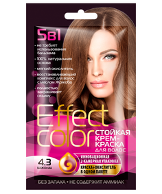 Крем-краска для волос Fito Косметик Effect Color тон Шоколад, 50 мл х 6 шт.