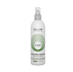 Сыворотка Ollin Professional CARE восстанавливающая с экстрактом семян льна 150мл