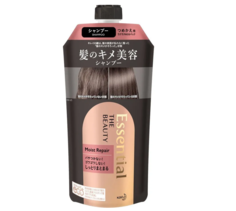 Шампунь KAO Essential The Beauty для повреждённых волос разглаживающий кутикулу, 340 мл Meg Rhythm