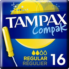 Тампоны женские Tampax Compak Regular с аппликатором 16 шт.