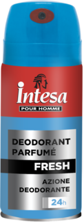 Парфюмированный дезодорант для тела Intesa в аэрозольной упаковке FRESH 150 мл.