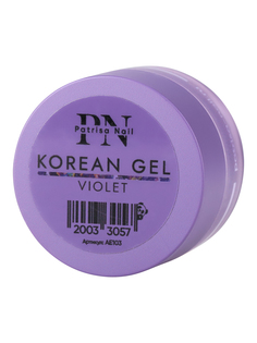 Гель для дизайна ногтей Patrisa Nail KOREAN GEL Violet камифубуки, 5 г