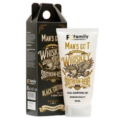 Гель-шампунь 2 в1 Family Cosmetics MANS GIFT, 150мл х 2шт.