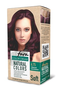 Краска для волос Fara natural colors soft тон 321-тёмный баклажан, 270 мл