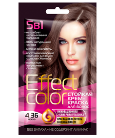Крем-краска для волос Fito Косметик Effect Color тон Мокко, 50 мл х 6 шт.
