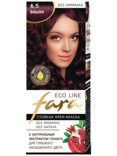 Краска для волос Fara eco line green вишня тон 44687, 270 мл