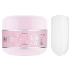 Гель ABC Limited collection 13 Milky White Silver shimmer, 15мл Irisk