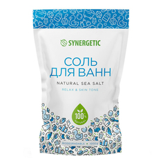 Соль для ванны Synergetic Relax & Skin tone 1 кг