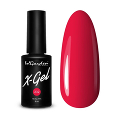 Гель-лак для ногтей InGarden, X-Gel №232 бордовый, 8 мл
