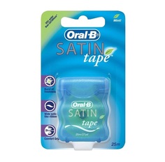 Вощеная мятная лента Oral-B Satin Tape, 25 м