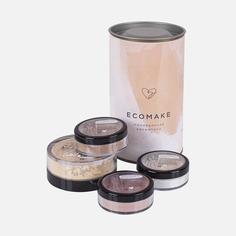 Набор Ecomake 02, минеральный, пудра, хайлайтер, румяна, бронзер, 1 шт.