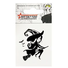 Татуировка на тело Ведьма на метле 5,3х6,3 см Toomix