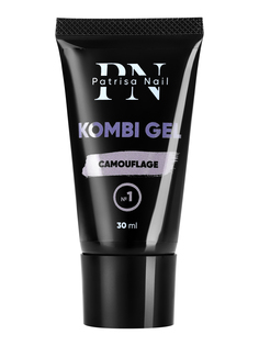 Гель для наращивания и моделирования ногтей Patrisa Nail Kombi Gel №1 цветной, 30 мл