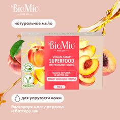 Мыло BioMio Splat Натуральное Персик и ши 90г