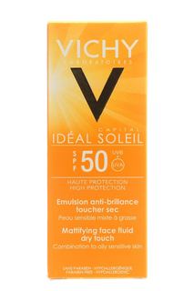 Vichy Капиталь Идеал Солей Эмульсия для лица матирующая солнцезащитная SPF50 50мл