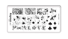 Пластина для стемпинга Kapous Blots Crazy story