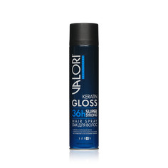 Лак для волос Valori Professional Keratin Gloss суперсильная фиксация 4 400мл