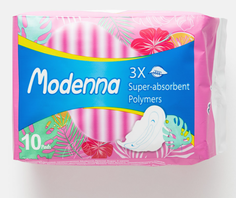 Прокладки Modenna Normal 3 капли, 10 шт.