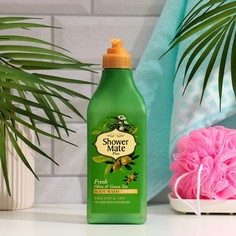 Гель для душа Shower Mate Оливки и зеленый чай, 550 мл No Brand