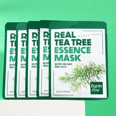FarmStay Набор масок для лица Farmstay, с экстрактом чайного дерева, 5 шт.