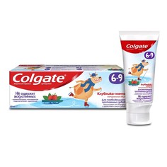 Colgate Зубная паста Colgate «Клубника и мята», детская, от 6-9 лет, с фторидом, 60 мл