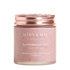 Глиняная маска Mary&May с экстрактом розы и гиалуроновой кислотой Rose Hyaluronic 125 г