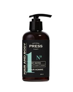 Шампунь-гель Press Gurwitz Perfumerie№1 мужской,кардамон,кожа,жасмин,300 мл