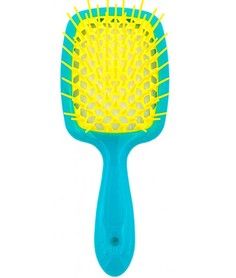 Щетка для волос Janeke Superbrush голубой/желтый